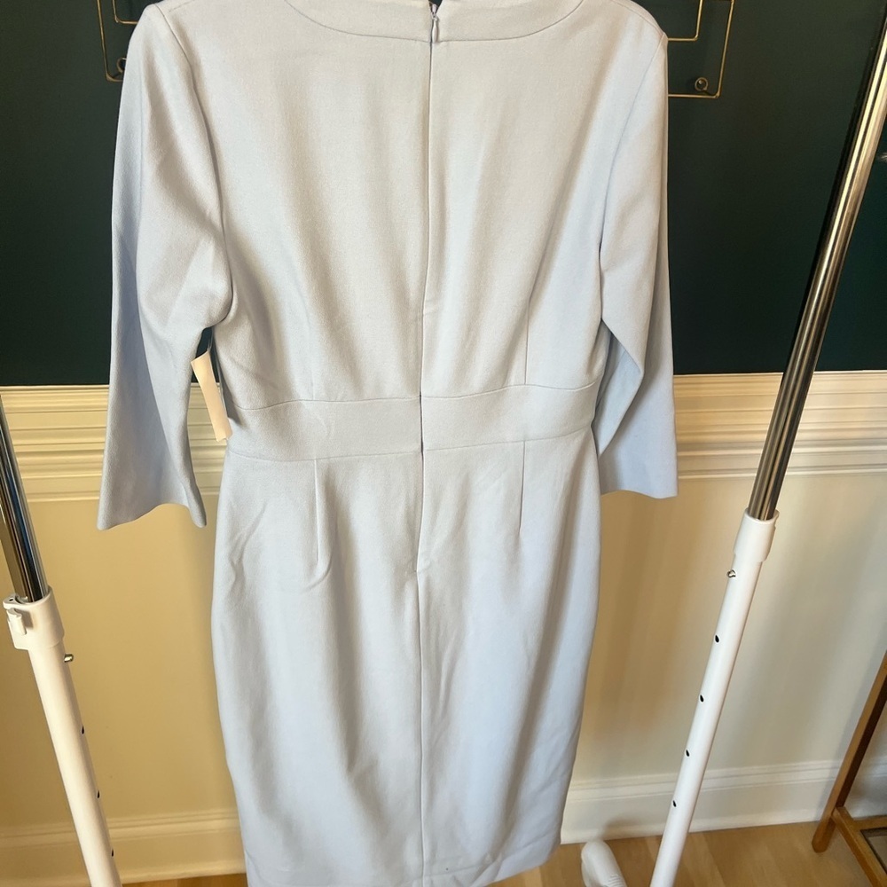 Sky Blue Crepe Dress with Lenzing™ Ecovero™ Viscose nwot - Picture 6 of 6
